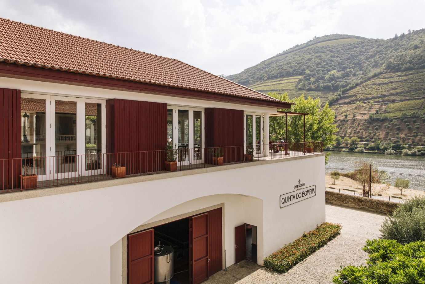 Centro de visitas na Quinta do Bomfim da Dow's