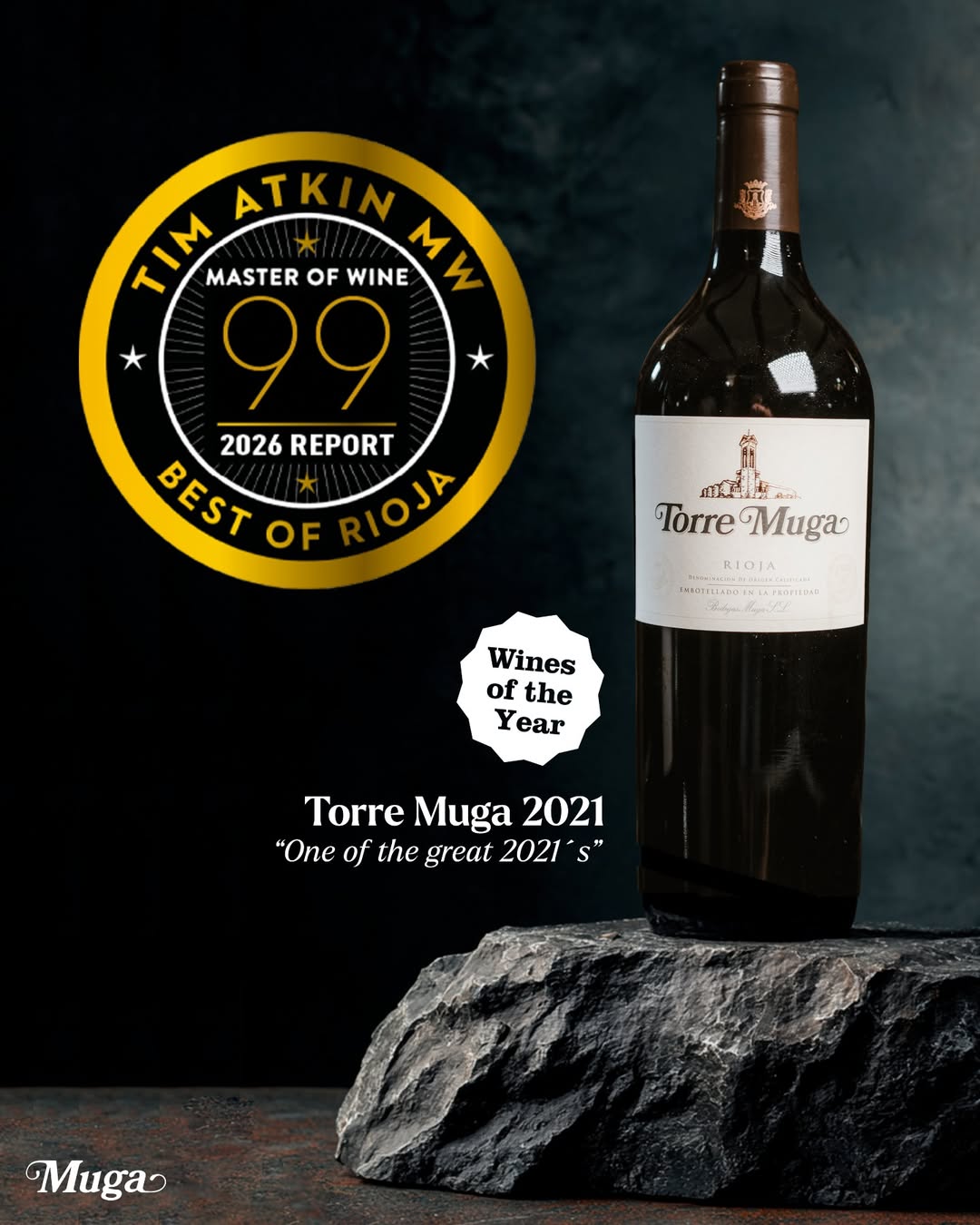 Pontuações de excelência - Bodegas Muga (Tim Atkin)