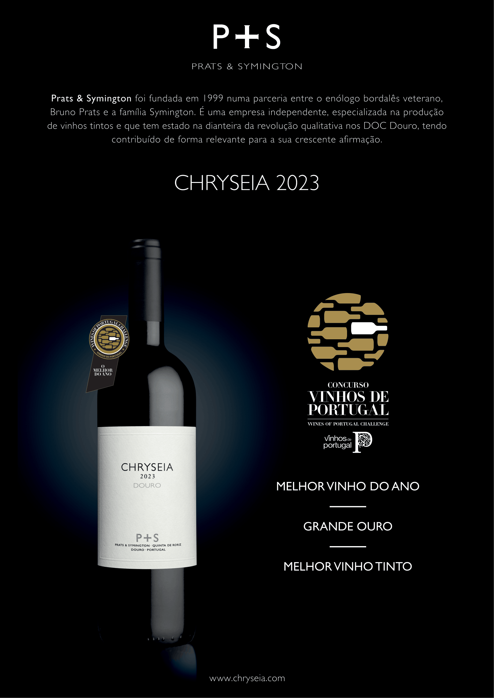 Chryseia 2023 - Melhor Vinho do Ano (Concurso Vinhos de Portugal...